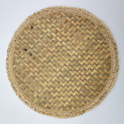 household daily straw mat dining mat hand-woven insulated anti-scald pad bowl mat dish mat coaster casserole mat factory direct sales