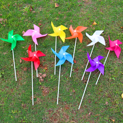 Toy Windmill Children's DIY Gift Advertising Printing Windmill Kindergarten Decorating Windmill Custom Outdoor Windmill
