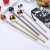 304 Stainless Steel Straw Spoon Flowers Straw Spoon Milk Tea Long Stirrer Amazon Creative Mixing Spoon