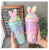 New Internet Celebrity Ice Cream Cup Girls Summer High-Looking Creative Trendy Cute Refrigeration with Straw Crushed Ice Cup