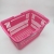 Supermarket shopping basket Hand basket pull rod shopping basket plastic basket handle basket