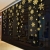 Christmas New Style Gold Powder Snowflake Christmas Decoration Glass Door Sticker Removable Self-Adhesive PVC Wall Stickers Wholesale