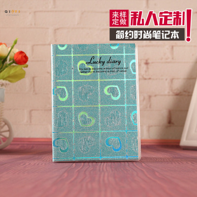 Creative Laser New Style Notebook Bright Color Student Notebook Gree Special Material Custom Book