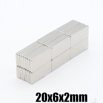 F20 * 6*2 Factory Direct Square Double-Sided Strong Magnet Billboard Magnet 20 × 6 × 2 Strong Magnetic Square