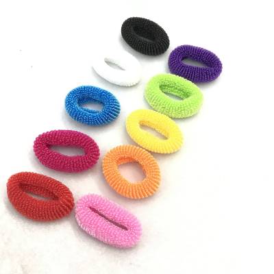 Children's Colorful Elastic Bright Silk Towel Ring