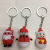 Santa Christmas Tree David's Deer Snowman Christmas Series Keychain Bag Buckle Promotional Gifts