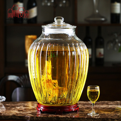 Wine Glass Bottle Wine Jar Wine Jar Glass Sealed Can Handmade Oversized