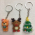 Santa Christmas Tree David's Deer Snowman Christmas Series Keychain Bag Buckle Promotional Gifts