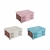 S42-8195 Plastic Box Foldable Shipping Crate Household Bedroom Living Room Clothes Quilt Folding Plastic Storage Box