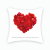 Valentine's Day Digital Printed Pillowcase Sofa Office Peach Skin Velvet Cushion Car Backrest Factory Direct Sales Wholesale