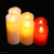 Electronic Candle Environmental Protection and Energy Saving Candle Lamp Holiday Wedding Supplies Factory Direct Sales