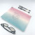 Transparent Zipper Bag A4 Gradient Printing File Bag Student Stationery Case Factory Direct Sales Office File Holder