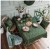 Christmas Green Gilding Tablecloth Aeolian Bell Japanese-Style Printed Cotton Linen Holiday Table Cloth Covering Cloth