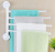 Magic Suction Cup Four Bar Towel Rack Punch-Free Towel Rack Bathroom Bathroom Hanging Towel Rack Kitchen Towel Bar