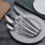 Wheat Ear Series 304 Stainless Steel Knife, Fork and Spoon Plated 24K Gold Western Tableware Restaurant Hotel Supplies