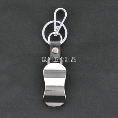 Metal & Leather Practical Keychain Premium Gifts Gift Pu Key Ring Tourist Souvenir Keychain