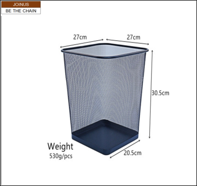 stationerystock mesh metal dustbin 27x20.5x30.5cm size M trash can bin metal mesh trash can dustbin waste bins AF-3087-2