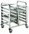 Stainless Steel Gastronorm Pan Turnover Trolley Bakery Van for Hotel Kitchen Food Delivery Van