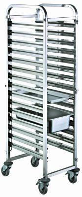 Stainless Steel Gastronorm Pan Turnover Trolley Bakery Van for Hotel Kitchen Food Delivery Van