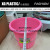 plastic water bucket plastic bucket metal handle portable bucket durable water storage bucket kitchen multi-use bucket