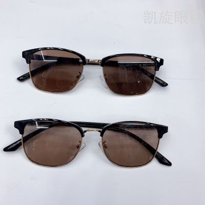 New Men's Natural Crystal Stone Mirror Women's Sunglasses Wholesale Spot UV Protection