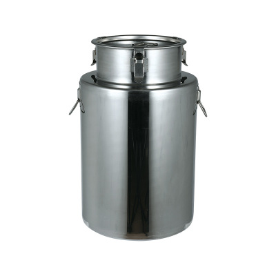Stainless Steel Industrial Oil Barrel with Sealing Ring Peanut Oil Barrel Leglen Tea Sealed Barrel Hotel Kitchen Supplies