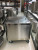 Stainless Steel Flour Cart Large-Capacity Square Rice Storage Box 25kg50kg Mobile Wheeled Trolley