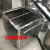 Stainless Steel Flour Cart Large-Capacity Square Rice Storage Box 25kg50kg Mobile Wheeled Trolley