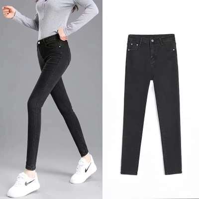 Women's Stretch Jeans, Foreign Trade Women's Pants, E-Commerce Wholesale Jeans, Spot Student Jeans