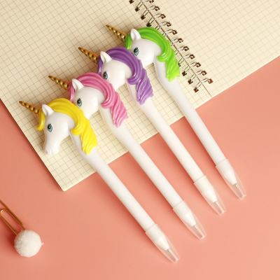 Korean Unicorn Pen Cartoon Craft Ballpoint Pen Advertising Gift Pen