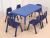 Plastic Six Long Table