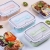 S42-7053 Sealed Leakproof Non-Odor 2 Grid 3 Grid Cute Lunch Box 304 Stainless Steel Insulation Bento Lunch Box