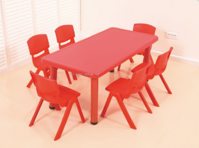 Plastic Six Long Table