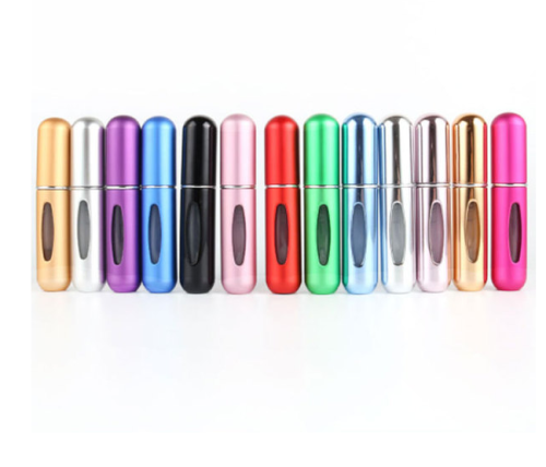 5ml bottom perfume bottle cosmetic portable perfume sub-bottles sub self-pump small hydrating spray bottle packaging materials