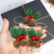 Christmas Decorations Pine Cone Pine Branch Red Fruit Pendant DIY Handmade  Packaging Box Gift Box Accessories