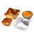 New Composite Paper Coffee Gold Double-Sided Gold and Silver Cake Paper Tray Can Be Oven Storage round and Square Oil-Proof Cake Paper Cups