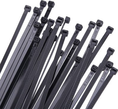 Cable Zip Ties Heavy-Duty Self-Locking Nylon Ties Suitable for Cable 100 Pack (14 Inches, Black)