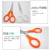 Small Nail-Scissor Scissors for Students cai jian 5-Inch