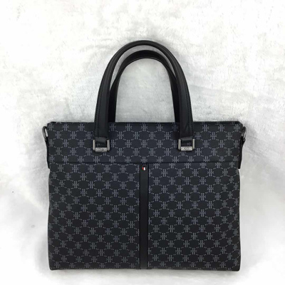 Men's Fashionable Fashion Multi-Zipper Messenger Bag Business Briefcase
