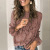 2020 CrossBorder Wish EBay Hot Bell Sleeve Long Sleeve Hollow Lace Shirt Women's Clothing Now