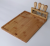 Customized Bamboo Cheese Board Set Cooked Food Platter Meat Board Cheese Cutting Board Party Kitchen Utensils Chopping Board