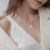 Titanium Steel Love Pendant Necklace Female Korean Student Minimalist Cool Retro Aloofness Style Punk