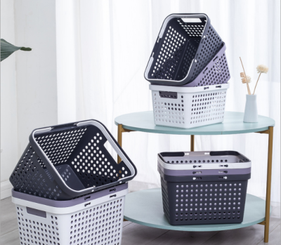 Simple Style Clothing Store Basket Shopping Basket Thick Portable Storage Basket Toy Storage Basket Bathroom Basket