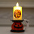 New Cross-Border Wholesale Halloween Simulation Candle Decoration Lamp Scene Layout Pumpkin Skull Dress Swing Candle