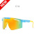 Pit Viper Large Frame Riding Sunglasses Colorful Full Electroplated Real Film Polarized Sunglasses Boxed