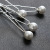 New Hot Selling Alloy Pearl U-Shaped Hairpin Bridal Coiled Hair Hairpin Pearl Flower Diamond Set Hair Clip Wholesale
