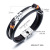 Punk Men's Leather Bracelet Men's Guitar Bracelet MultiLayer Woven Bracelet Leather Rope for Boyfriend