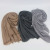 Monochrome Cotton and Linen Scarf New Feathering Headcloth Creased Scarf Foreign Trade Wholesale Tr007