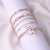 CrossBorder Ornament Fashion Ol Geometric OT Clip Allmatch Hand Jewelry Female Creative Diamond Set MultiLayer Bracelet