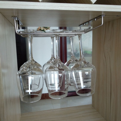 Steel Cup Holder Goblet Rack Creative Iron Red Wine Glass Hanging Foot Cup Holder Upsidedown Hanging Cup Holder
